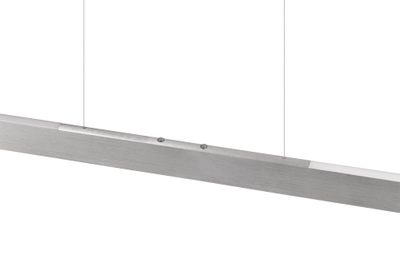 Suspension LED Helios aluminium brossé 3300 lumens blanc variable CCT - TRIO