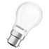 Ampoule LED B22 standard dépolie 4 W = 470 lumens blanc chaud - OSRAM