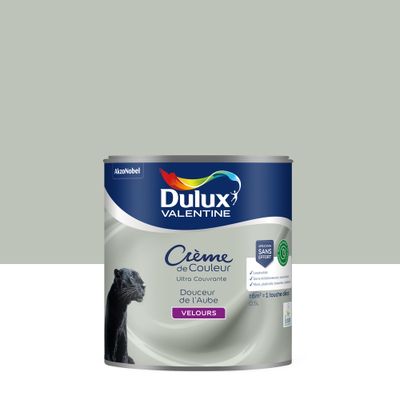 Peinture crème de couleur Douceur de l'Aube velours 0,5L - DULUX VALENTINE