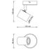 Spot orientable noir bambou E27 40W KERRY BRILLIANT