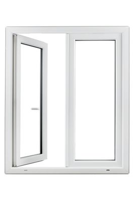Fenêtre PVC blanc 2 vantaux H.145 x l.100 cm CLOSY
