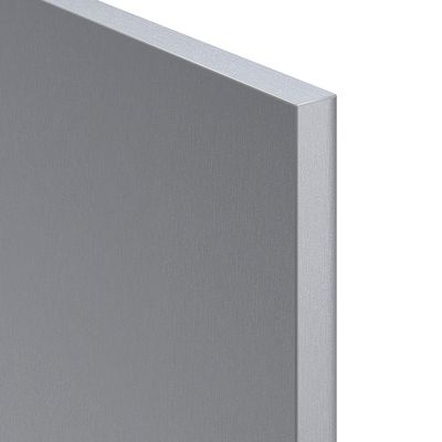 Joue de finition de cuisine Gris Aluminium  200 x 57 cm  pour colonne