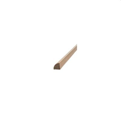 Quart de rond chêne raboté non traité - Ép.18 x l.18 mm - L.2.40 m - MS BOIS
