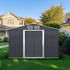 Abri de jardin en métal grand volume avec toit 2 pentes 6,6 m², Livraison à domicile incluse - HABRITA