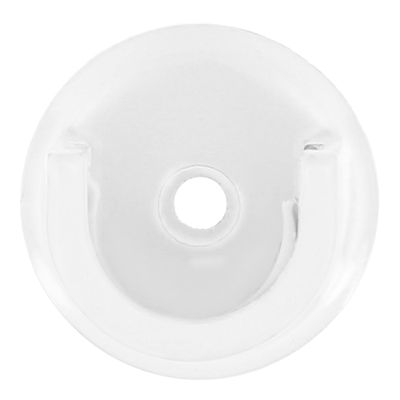 Naissance entre mur en métal diam 20 mm Finition Blanc brillant par 2 - MOBOIS