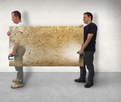 Lot de 2 poignées de porte plaque à griffes FARTOOLS