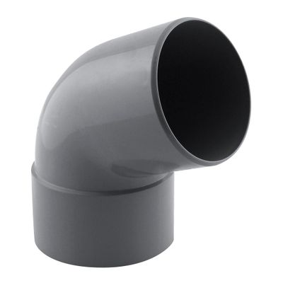 Coude PVC évacuation 67° mâle/femelle Ø80 - FITT