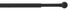 Tringle de vitrage extensible en métal de 40 à 65 cm diam 7 Finition Noir mat - MOBOIS