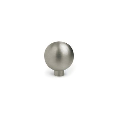 Bouton de meuble boule inox mat diamètre 25 mm REI