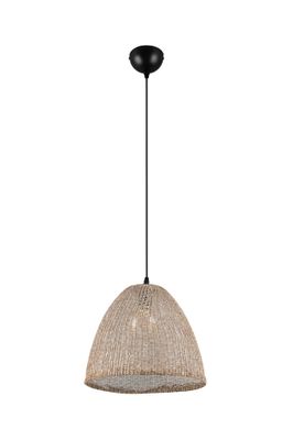 Suspension E27 Kibito tissu naturel 10W - TRIO