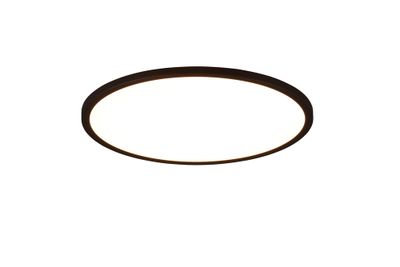 Plafonnier LED Aureo noir 3600 lumens blanc variable CCT + RGB - REALITY