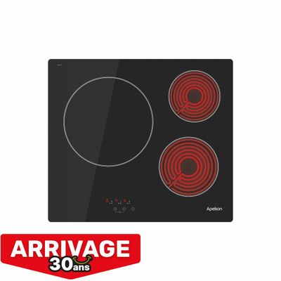 Plaque de cuisson vitrocéramique 60cm 3 zones - APELSON