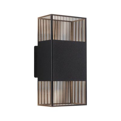 Applique extérieur LED IP44 640 lumens lumière blanc chaud Noir - Tharin PAULMANN
