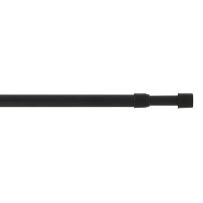 Tringle de vitrage autobloquante extensible en métal de 40 à 65 cm Finition Noir mat - MOBOIS