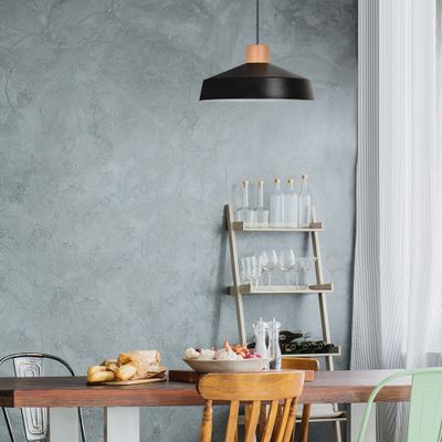 Suspension E27 15W Ø32 cm métal Noir - Helsinki COREP