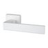 Poignée sur rosace Loft blanc mat sans trou ALPERTEC