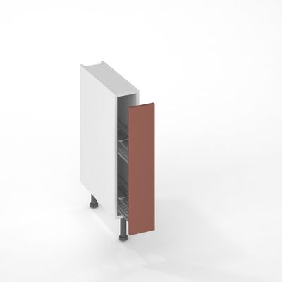 Façade pour meuble de cuisine range-épices Lotus Terracotta 70 x 15 cm OFITRES