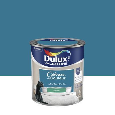 Peinture Crème de Couleur Marée Haute satin 0.5 L - DULUX VALENTINE