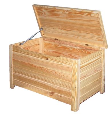 Coffre de rangement pin massif 48 x 70 x 40 cm