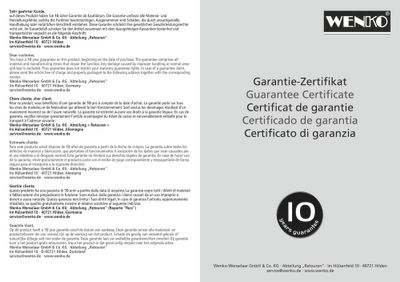 Grande étagère de salle de bain droite acier inox Premium WENKO