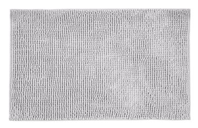 Tapis de bain chenille gris clair 50 x 80 cm WENKO
