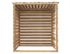 Habillage pour groupe de climatisation extérieur et pompe à chaleur en bois 132 x 58 x 147 cm, Livraison à domicile incluse - HABRITA