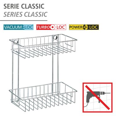 Étagère droite à 2 niveaux Classic WENKO