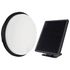 Hublot solaire LED détecteur de mouvements Vallis noir IP54 1000 lumens blanc neutre - TIBELEC