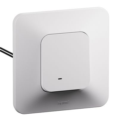 Bouton poussoir lumineux encastrable 6A complet Blanc - Neptune LEGRAND