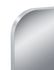 Miroir BRITNEY 40x150 cm argent - MIRRORS AND MORE