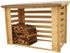 Abri range-bûches fermé en madriers grand volume 4 stères de bois 1,90 m², Livraison à domicile incluse - HABRITA