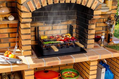 Grilloir en fonte encastrable L 48.5 x 34 cm - SOMAGIC