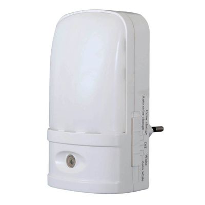 Veilleuse LED crépusculaire Lentia blanc RGBW - TIBELEC