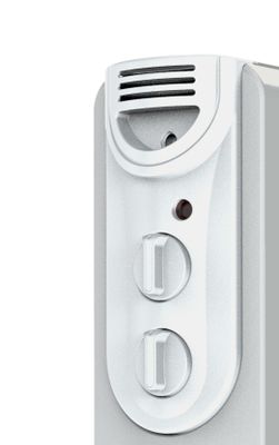 Radiateur à bain d'huile électrique mobile ORSO 2000W blanc - SUPRA