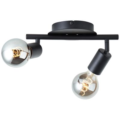 Réglette TIFFANY E27 2x28W noir - BRILLIANT