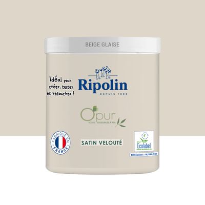 Peinture O'PUR Beige Glaise 75 mL - RIPOLIN