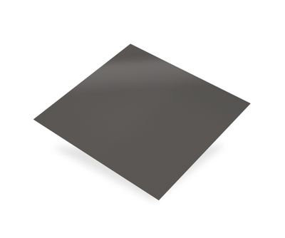 Tôle aluminium lisse laqué gris 500 x 250 mm épaisseur 1 mm CQFD