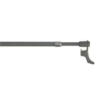Tringle de vitrage extensible en métal de 0.65 à 1.1 m diam 9 mm Finition Météorite - MOBOIS