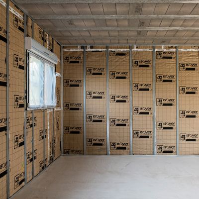 Rouleau de laine de verre GR32 pour mur - Épaisseur 160 mm - l.1,20 x L.2,7 m ISOVER