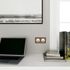 Plaque de finition 2 postes bois/ aluminium - Odace 2011 Touch SCHNEIDER ELECTRIC