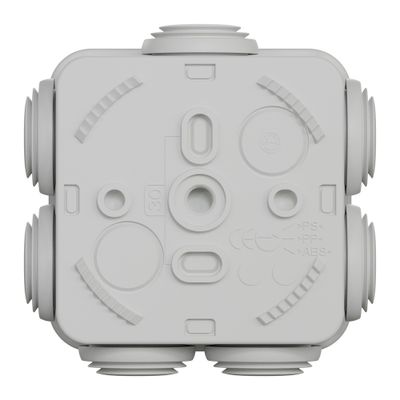Boite de dérivation étanche IP55 en saillie 7 entrées 65x65x45mm - Mureva Box SCHNEIDER ELECTRIC
