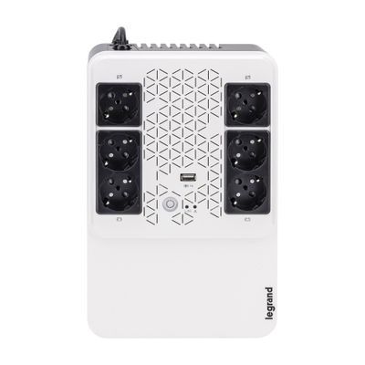 Onduleur line-interactive 800VA 480W 6 prises + 1 USB-A - Keor LEGRAND