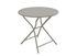 Table de jardin pliante GUERIDON aluminium crème ø 80 cm, Livraison à domicile incluse - PROLOISIRS