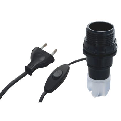Douille E14 avec adaptateur bouteille et interrupteur noir - TIBELEC