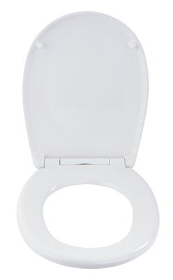 Wenko Abattant WC Original Baltic, abattant WC avec Frein de Chute, Lunette  de WC clipsable avec Fixation INOX Fix-Clip, thermoplastique, 38,8x45 cm,  Multicolore : : Bricolage