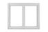 Fenêtre PVC blanc 2 vantaux oscillo-battant H.75 x l.120 cm CLOSY