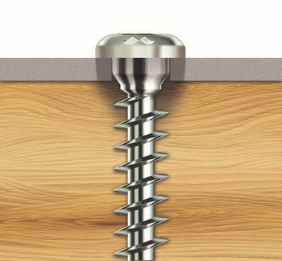 Vis à bois et aggloméré tête cylindrique Panelvit Torx acier Chromiting 5 x 35 mm par 50 - MUSTAD