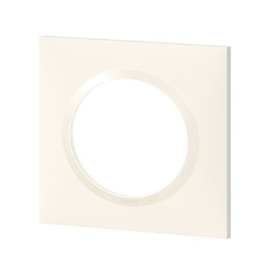 Plaque carrée 1 poste finition blanche Dooxie LEGRAND