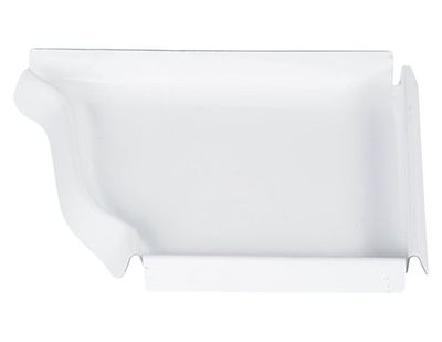 TALON CORNICHE DROIT ALU BLANC