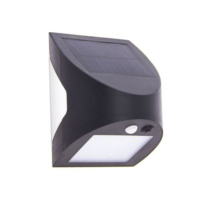 Applique exterieur solaire/USB LED noir IP54 350 lumens lumière du jour - XANLITE